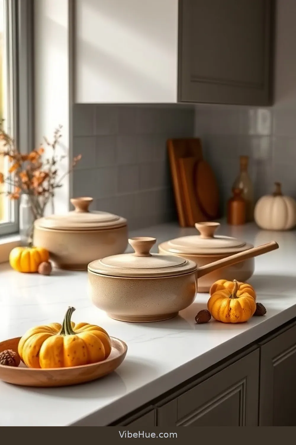 16 Minimalist Fall Kitchen Decor Ideas for Cozy Style 7 Showcase Elegant Cookware for 16 Minimalist Fall Kitchen Decor Ideas for Cozy Style