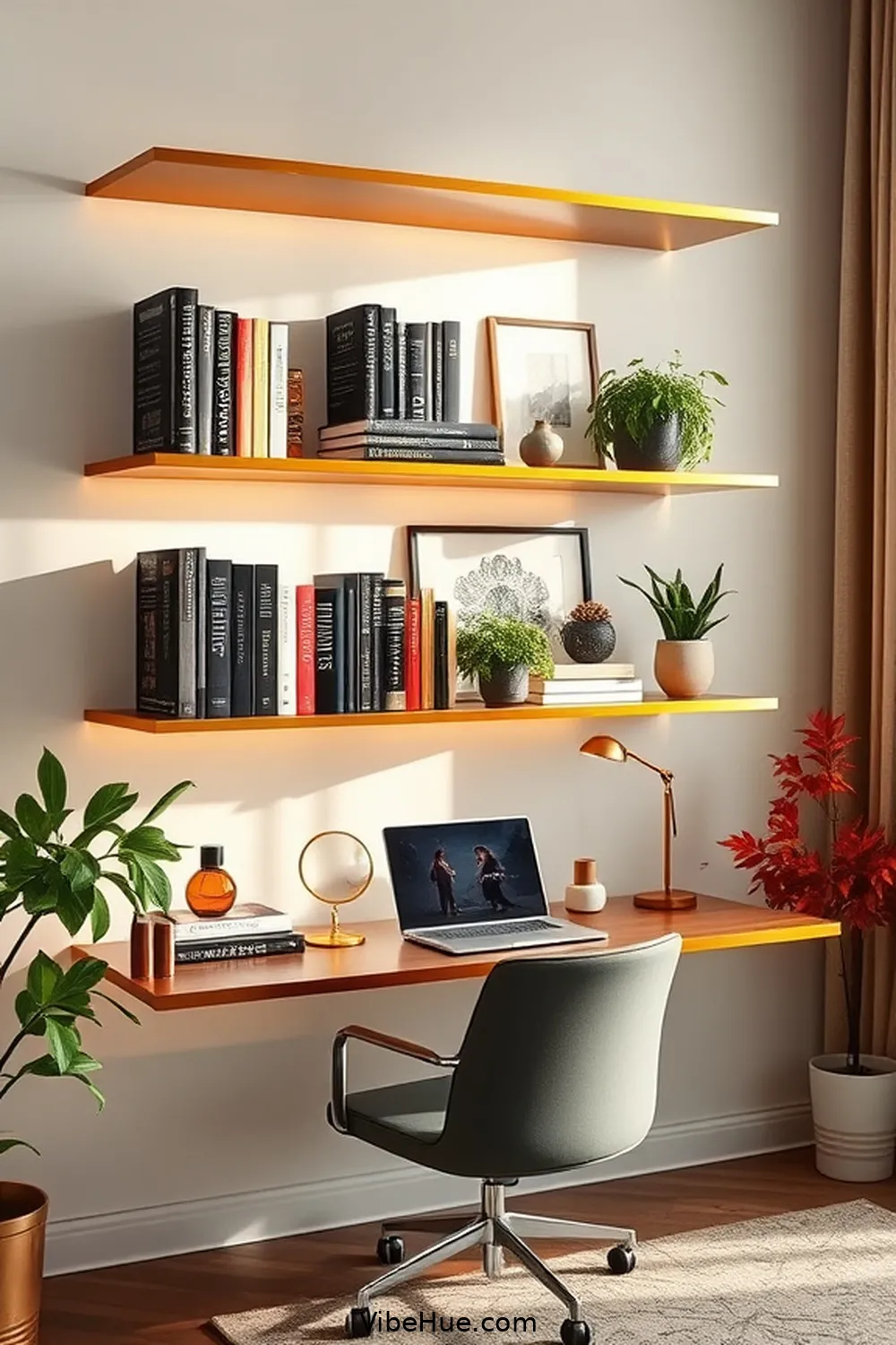 16 Must-Have Elements for a Modern Glam Fall Home Office Style 10 Functional yet Decorative Shelving for 16 Must-Have Elements for a Modern Glam Fall Home Office Style