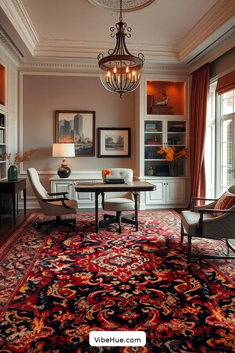 16 Must-Have Elements for a Modern Glam Fall Home Office Style 8 Opulent Area Rugs for 16 Must-Have Elements for a Modern Glam Fall Home Office Style