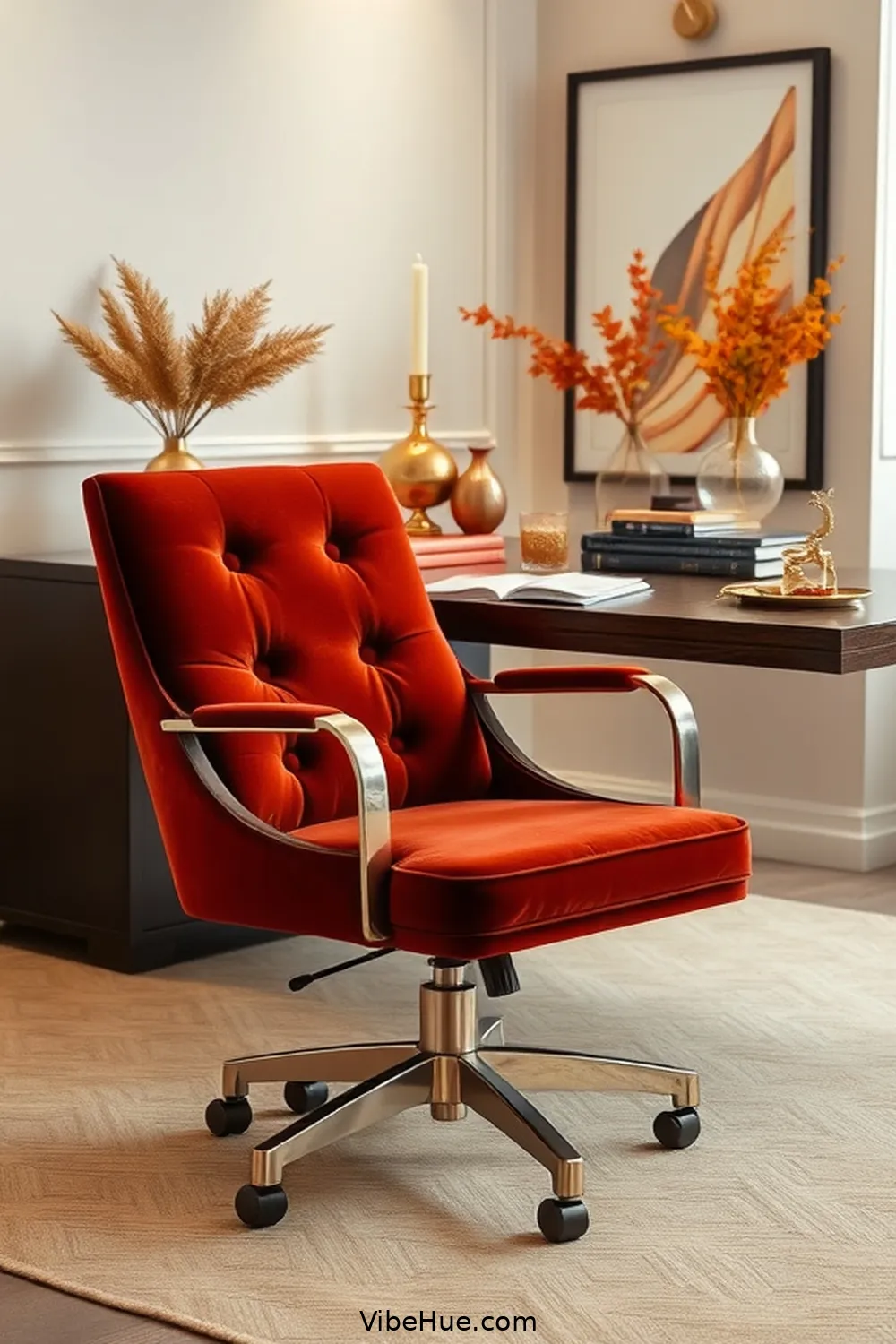 16 Must-Have Elements for a Modern Glam Fall Home Office Style 9 Stylish Office Chair for 16 Must-Have Elements for a Modern Glam Fall Home Office Style
