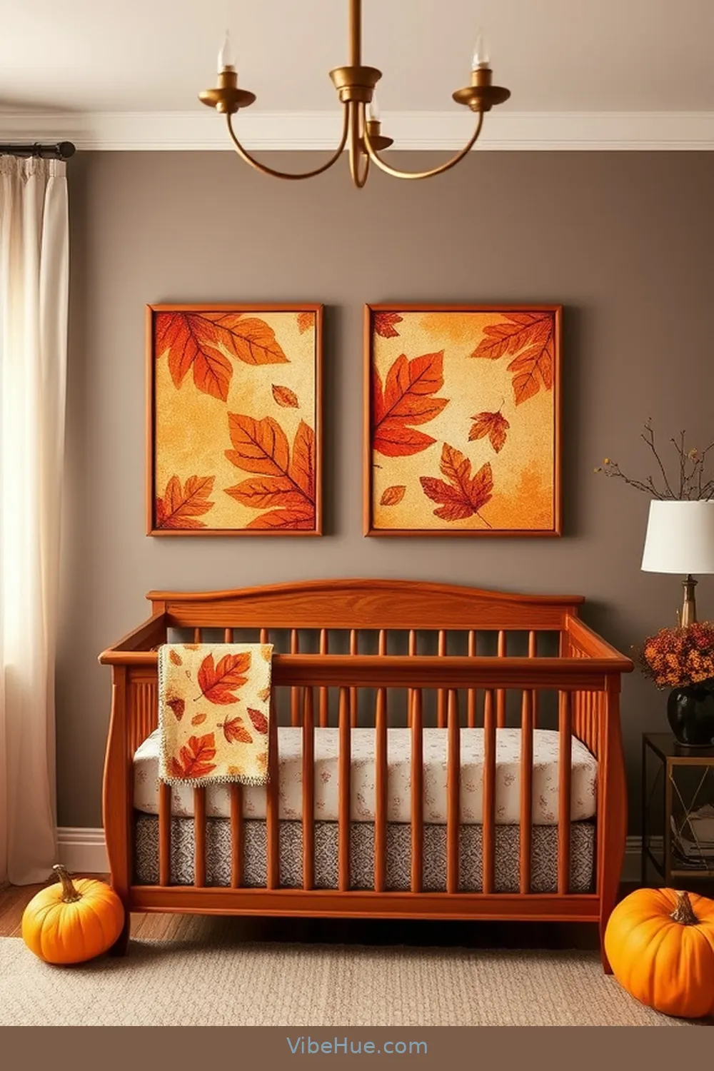 16 Must-Have Items for a Fall Nursery in Contemporary Style 4 3. Autumn-Themed Wall Art for 16 Must-Have Items for a Fall Nursery in Contemporary Style