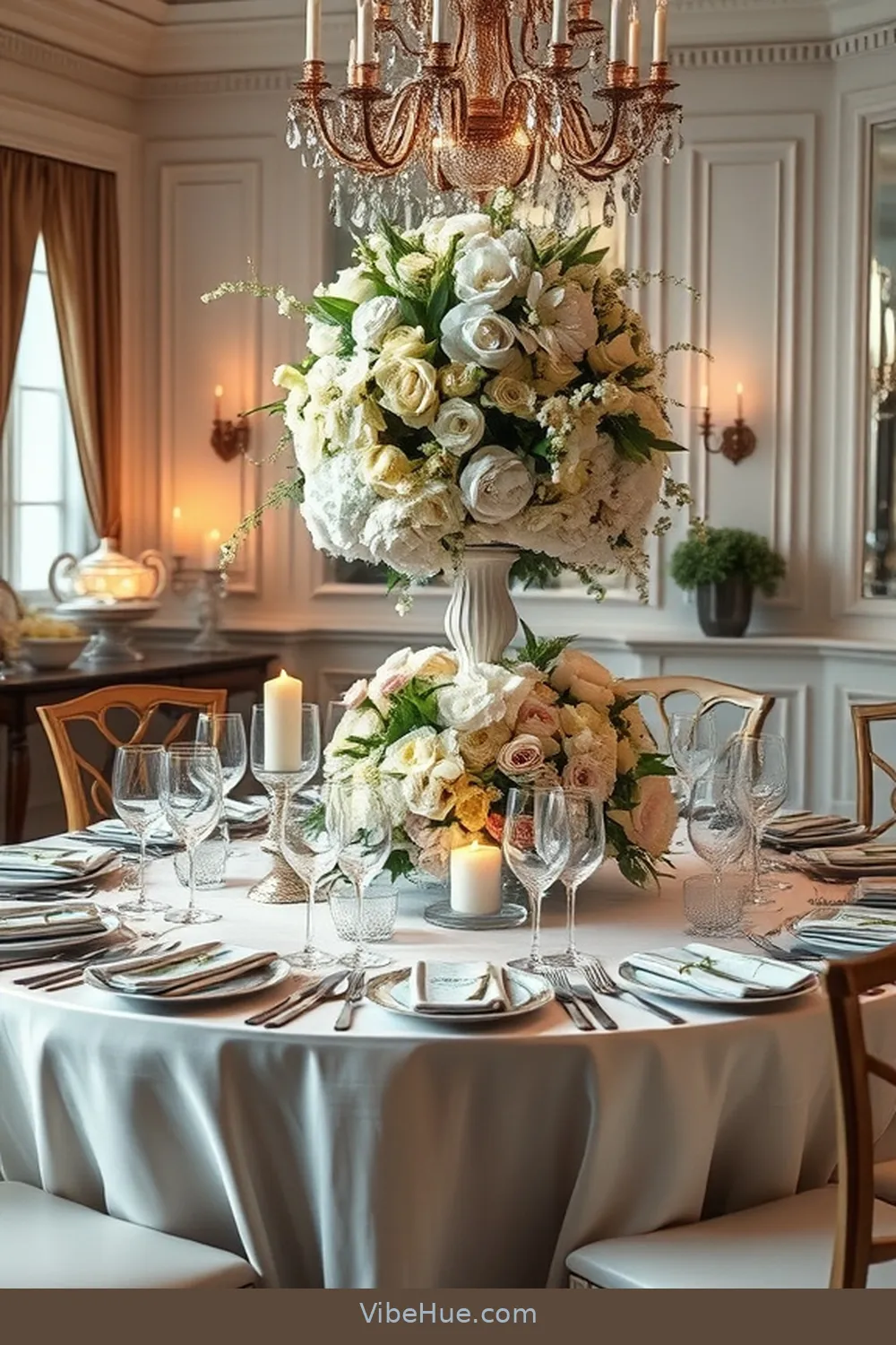 16 Timeless Elements for Year-Round Traditional Dining Room Style 6 Statement Centerpiece for 16 Timeless Elements for Year-Round Traditional Dining Room Style