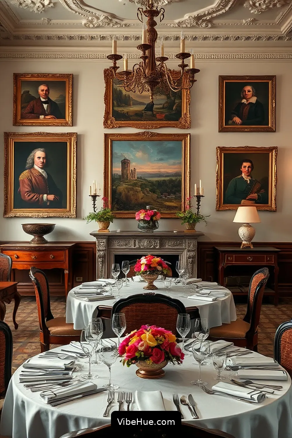 16 Timeless Elements for Year-Round Traditional Dining Room Style 11 Traditional Artwork for 16 Timeless Elements for Year-Round Traditional Dining Room Style