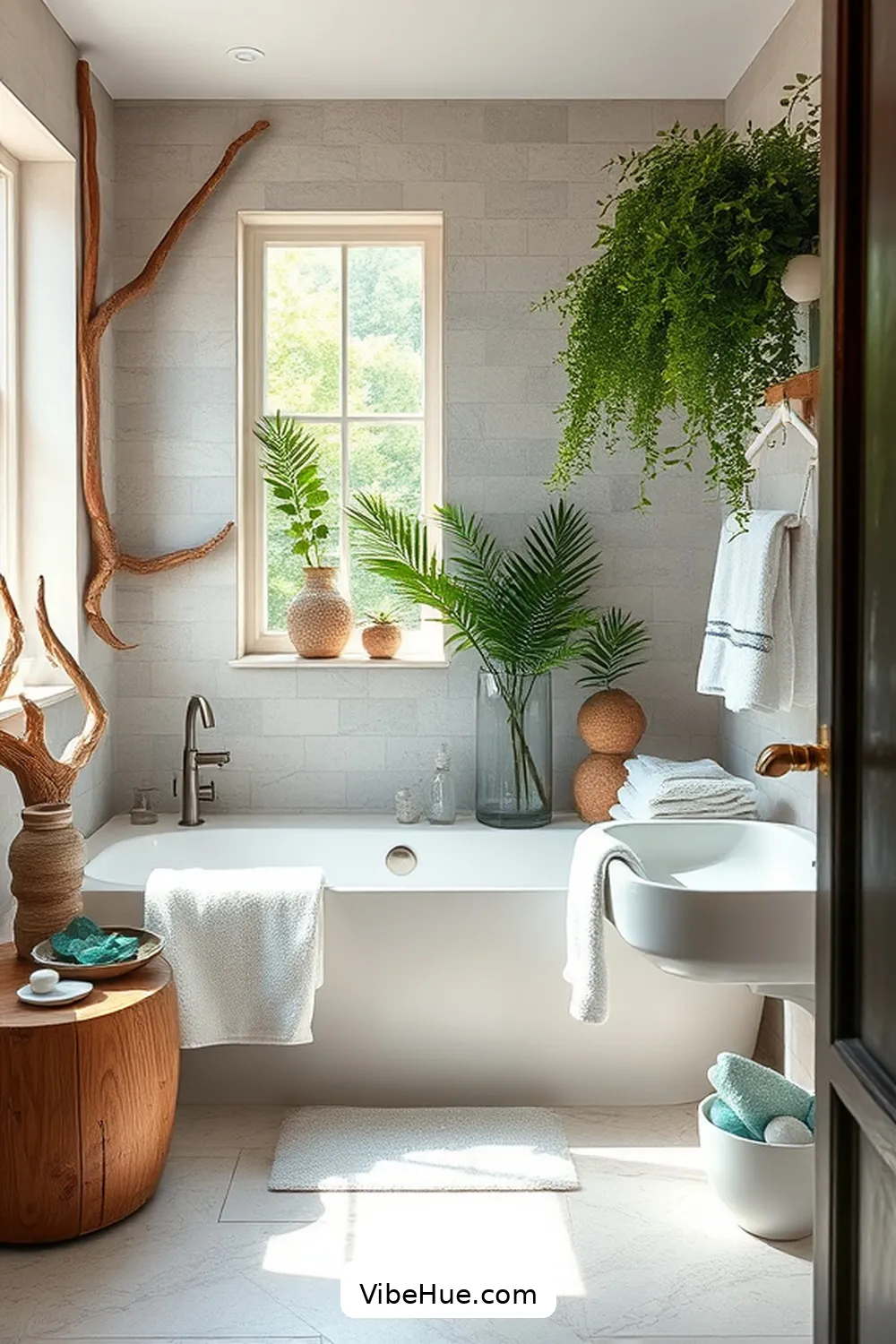 Create a Spa-Inspired Atmosphere for 16 Ways to Achieve Coastal Style in Your Fall Bathroom