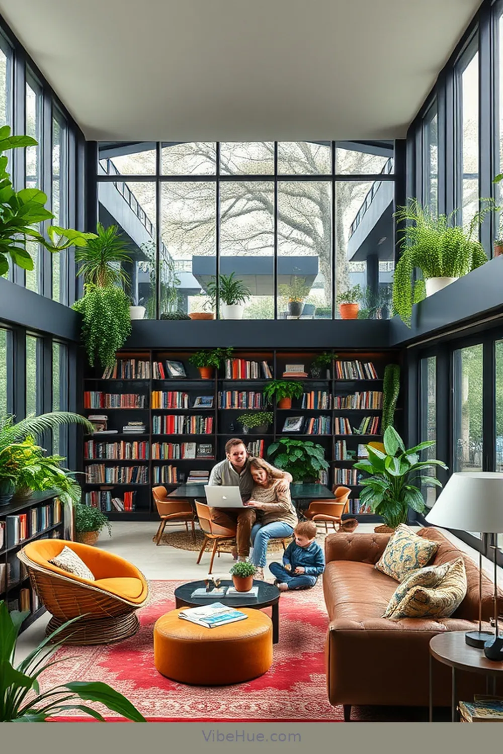 16 Ways to Create a Contemporary Spring Library Style 17 Embrace Open Concept Design for 16 Ways to Create a Contemporary Spring Library Style