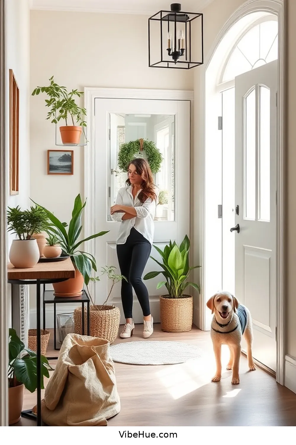 16. Regularly Edit Your Space for 16 Ways to Style a Minimalist Summer Entryway