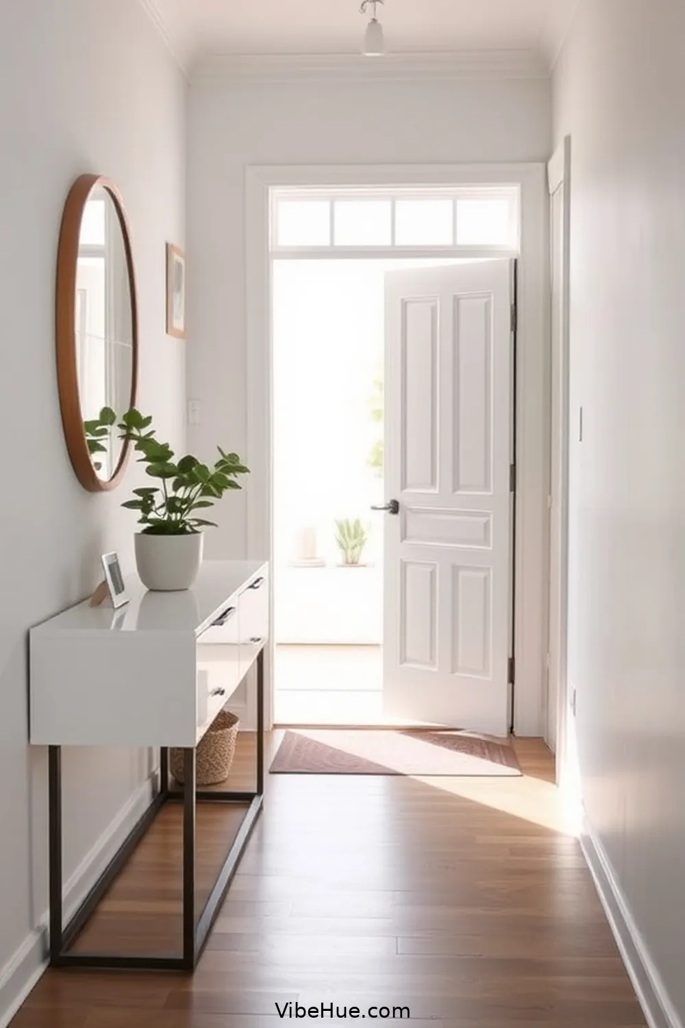 9. Keep Accessories to a Minimum for 16 Ways to Style a Minimalist Summer Entryway