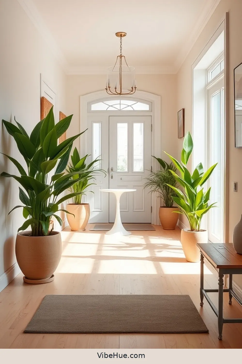 Choose a Neutral Color Palette for 16 Ways to Style a Minimalist Summer Entryway