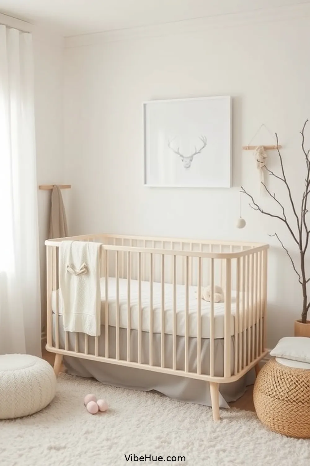 17 Chic Contemporary Style Ideas for a Winter Nursery 4 Choose a Minimalist Crib Design for 17 Chic Contemporary Style Ideas for a Winter Nursery