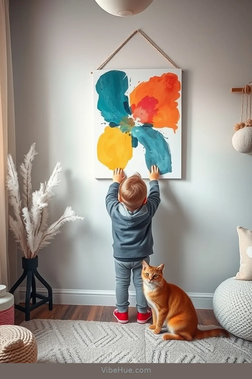 17 Chic Contemporary Style Ideas for a Winter Nursery 10 Hang Artwork With a Modern Twist for 17 Chic Contemporary Style Ideas for a Winter Nursery