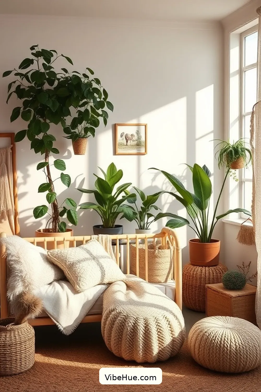 17 Chic Contemporary Style Ideas for a Winter Nursery 13 Incorporate Greenery With Indoor Plants for 17 Chic Contemporary Style Ideas for a Winter Nursery