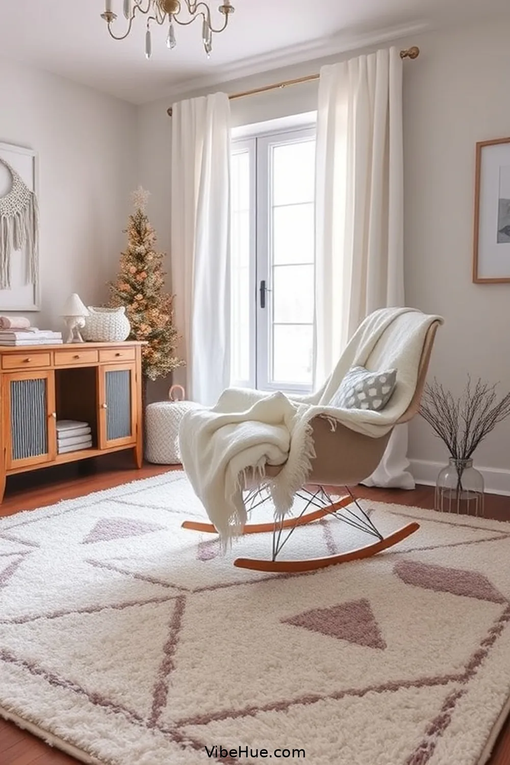 17 Chic Contemporary Style Ideas for a Winter Nursery 11 Install a Stylish Rug for 17 Chic Contemporary Style Ideas for a Winter Nursery