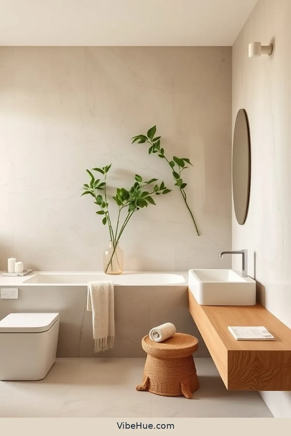 17 Essential Features for Year-Round Minimalist Bathroom Style 2 Neutral Color Palette for 17 Essential Features for Year-Round Minimalist Bathroom Style