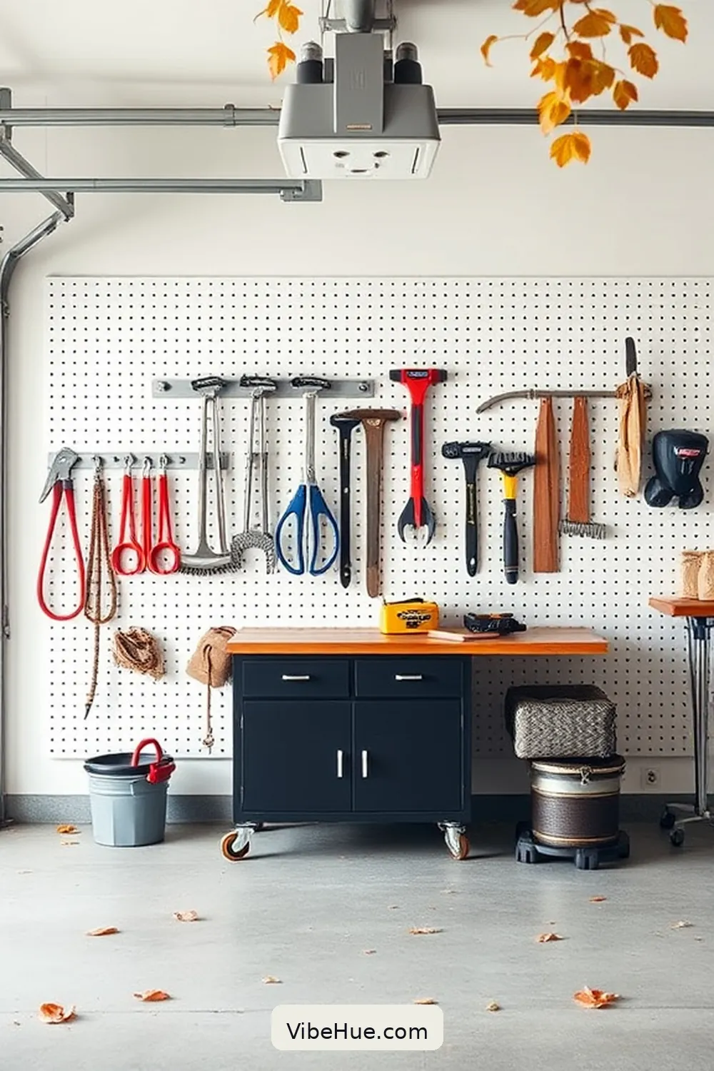 Install a Pegboard for Organized Tools for 17 Tips for a Minimalist Style Garage Makeover This Fall