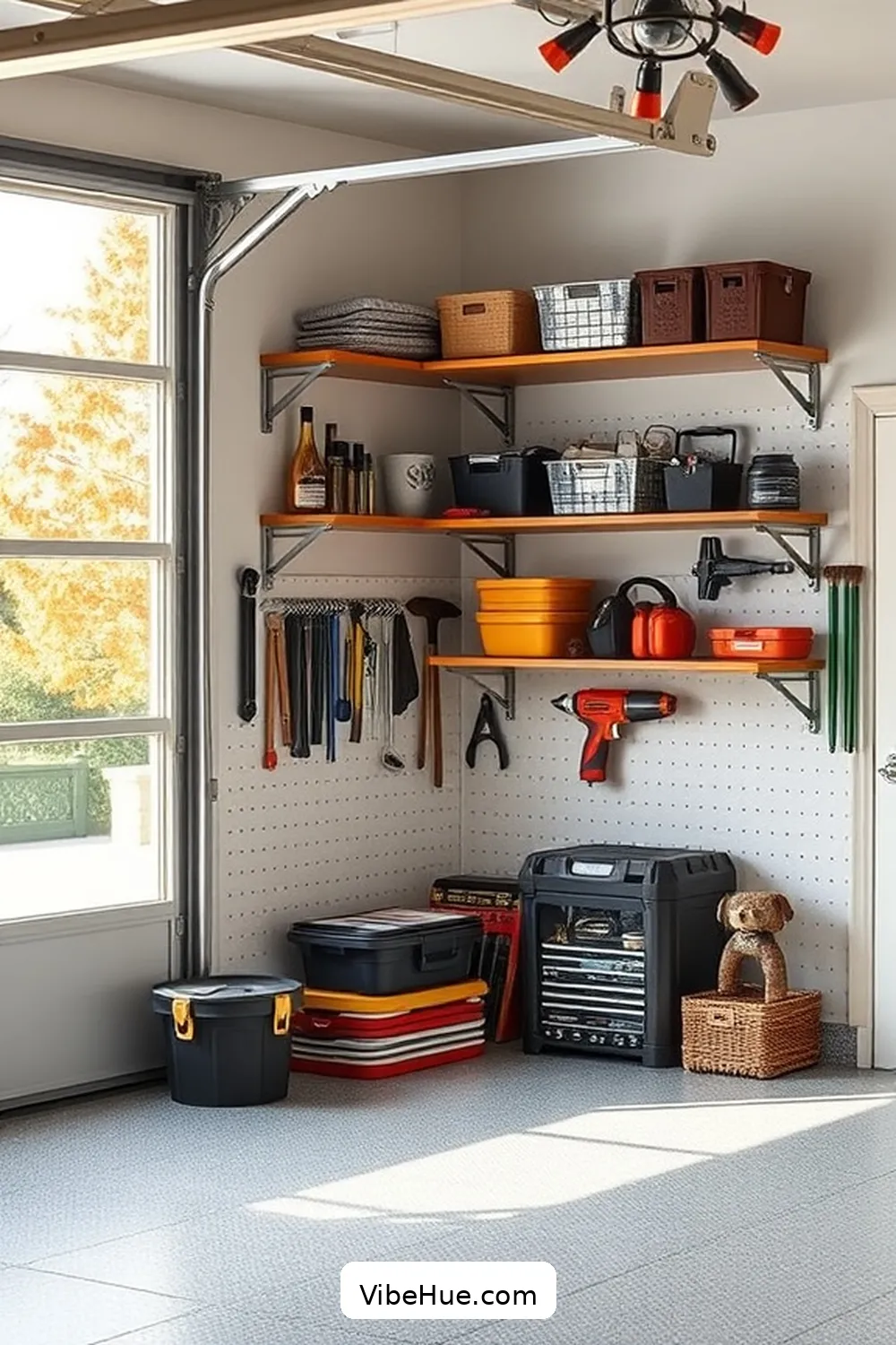 Utilize Vertical Storage Solutions for 17 Tips for a Minimalist Style Garage Makeover This Fall