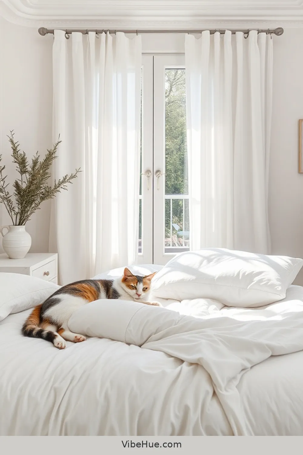 Choose Minimalist Bedding for 17 Tips for a Minimalist Style Holiday Bedroom Makeover