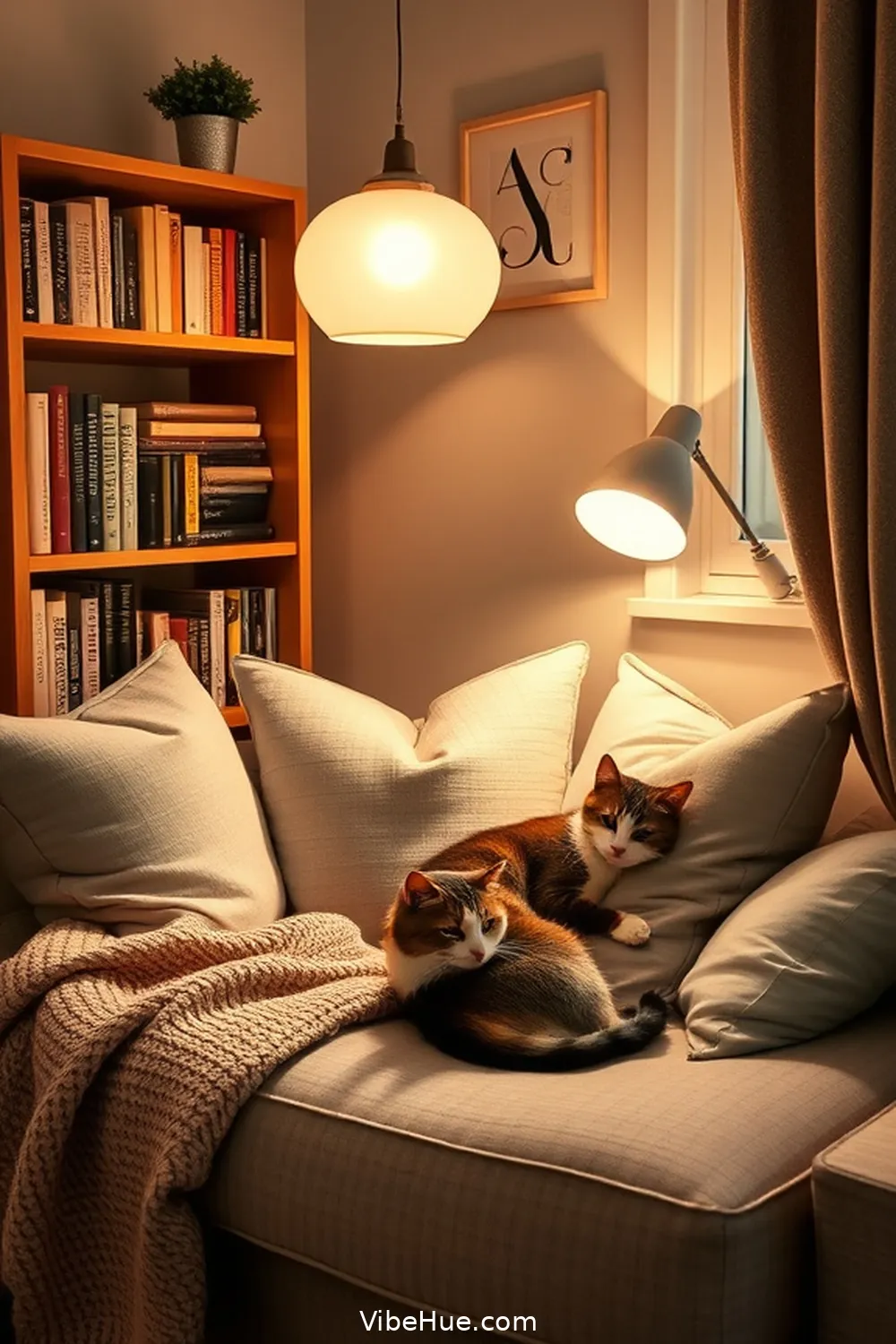 Create a Cozy Reading Nook for 17 Tips for a Minimalist Style Holiday Bedroom Makeover