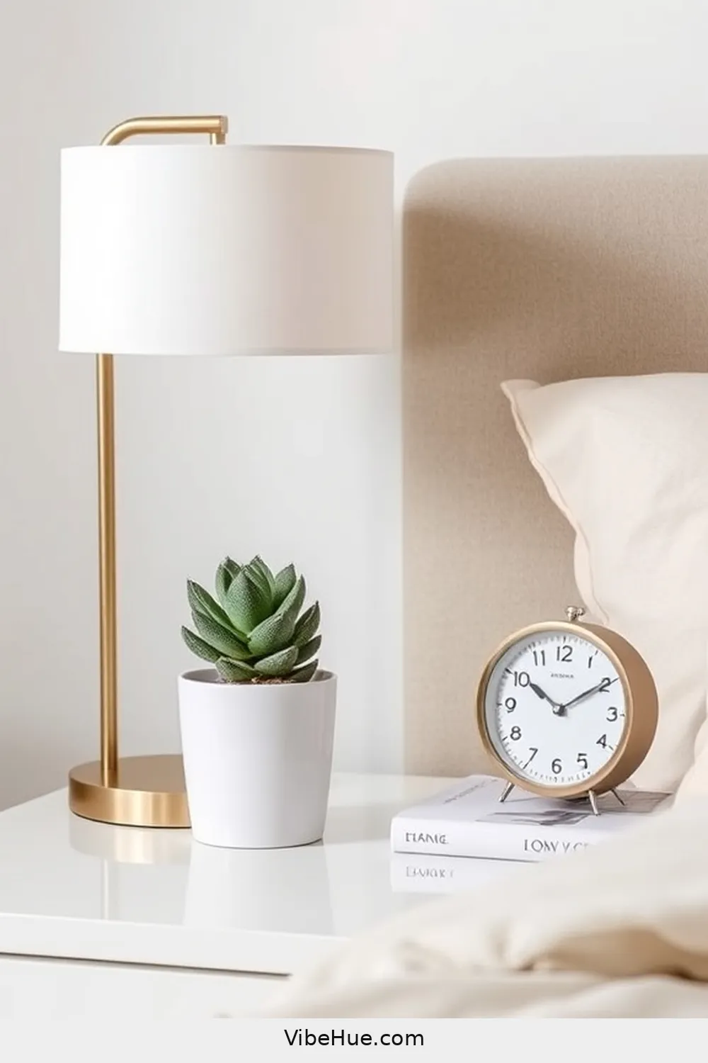 Declutter Your Nightstands for 17 Tips for a Minimalist Style Holiday Bedroom Makeover