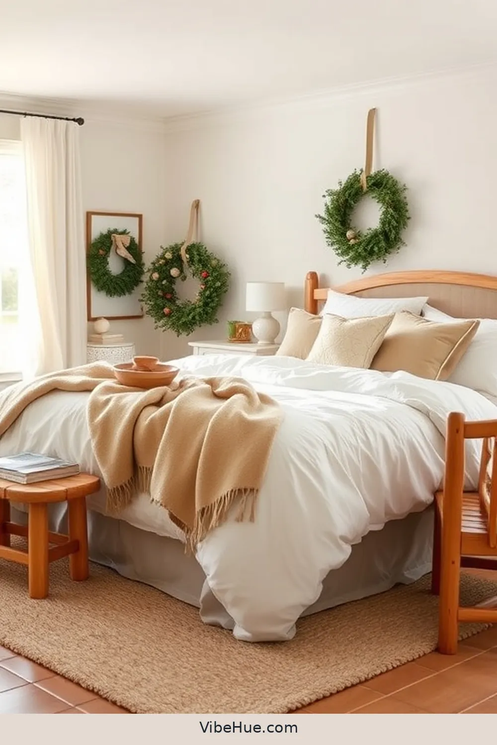 Embrace a Neutral Color Palette for 17 Tips for a Minimalist Style Holiday Bedroom Makeover