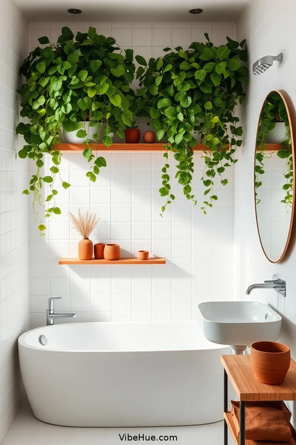17 Ways to Achieve Minimalist Fall Bathroom Style 10 Display Simple Greenery for 17 Ways to Achieve Minimalist Fall Bathroom Style