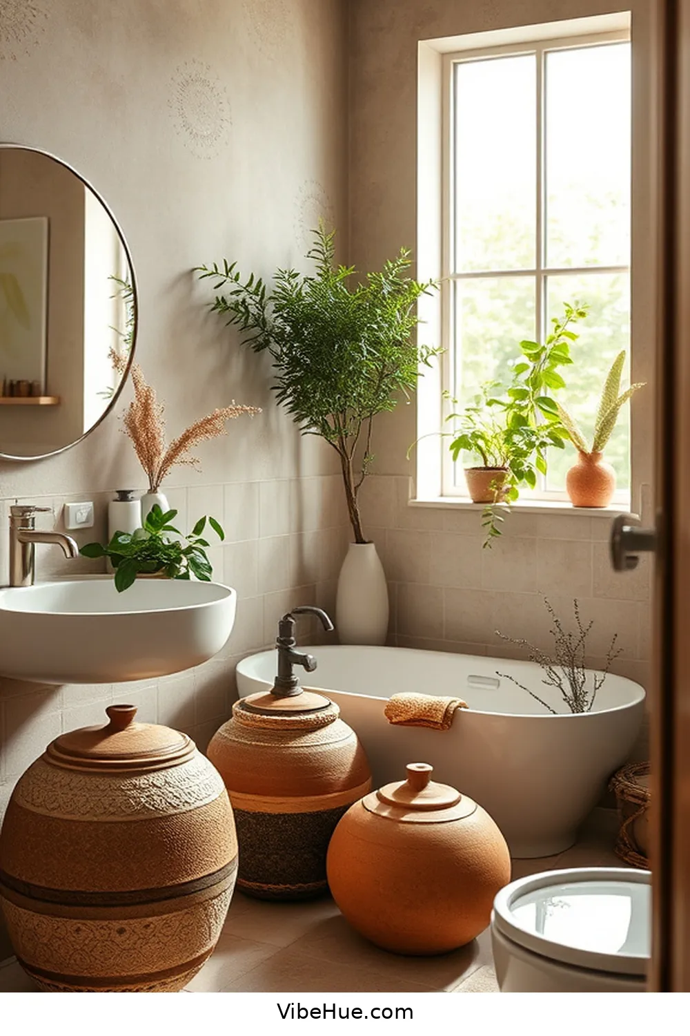 17 Ways to Achieve Minimalist Fall Bathroom Style 2 Embrace Earthy Tones for 17 Ways to Achieve Minimalist Fall Bathroom Style