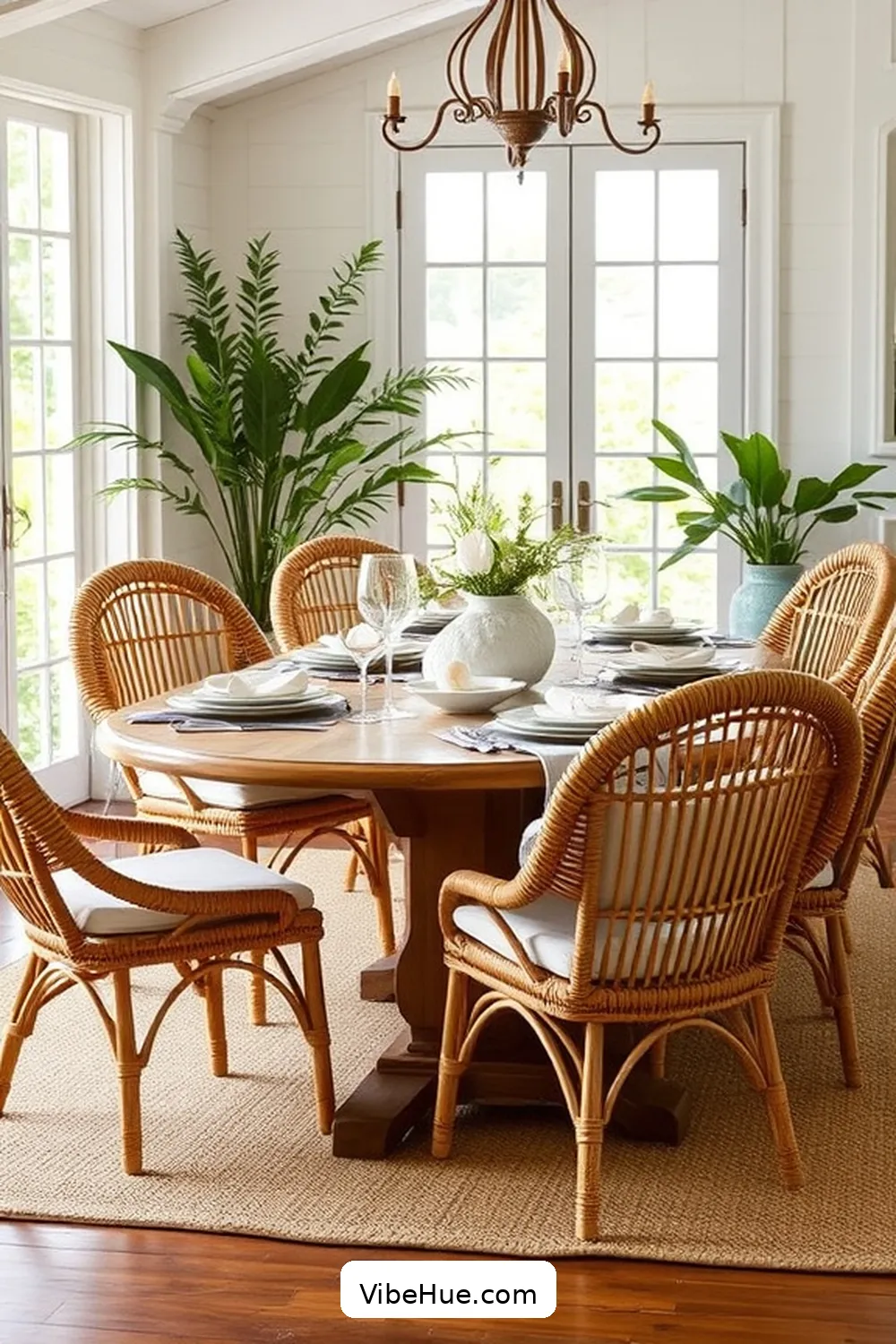 17 Ways to Create a Coastal Style Summer Dining Room 3 Incorporate Natural Materials for 17 Ways to Create a Coastal Style Summer Dining Room