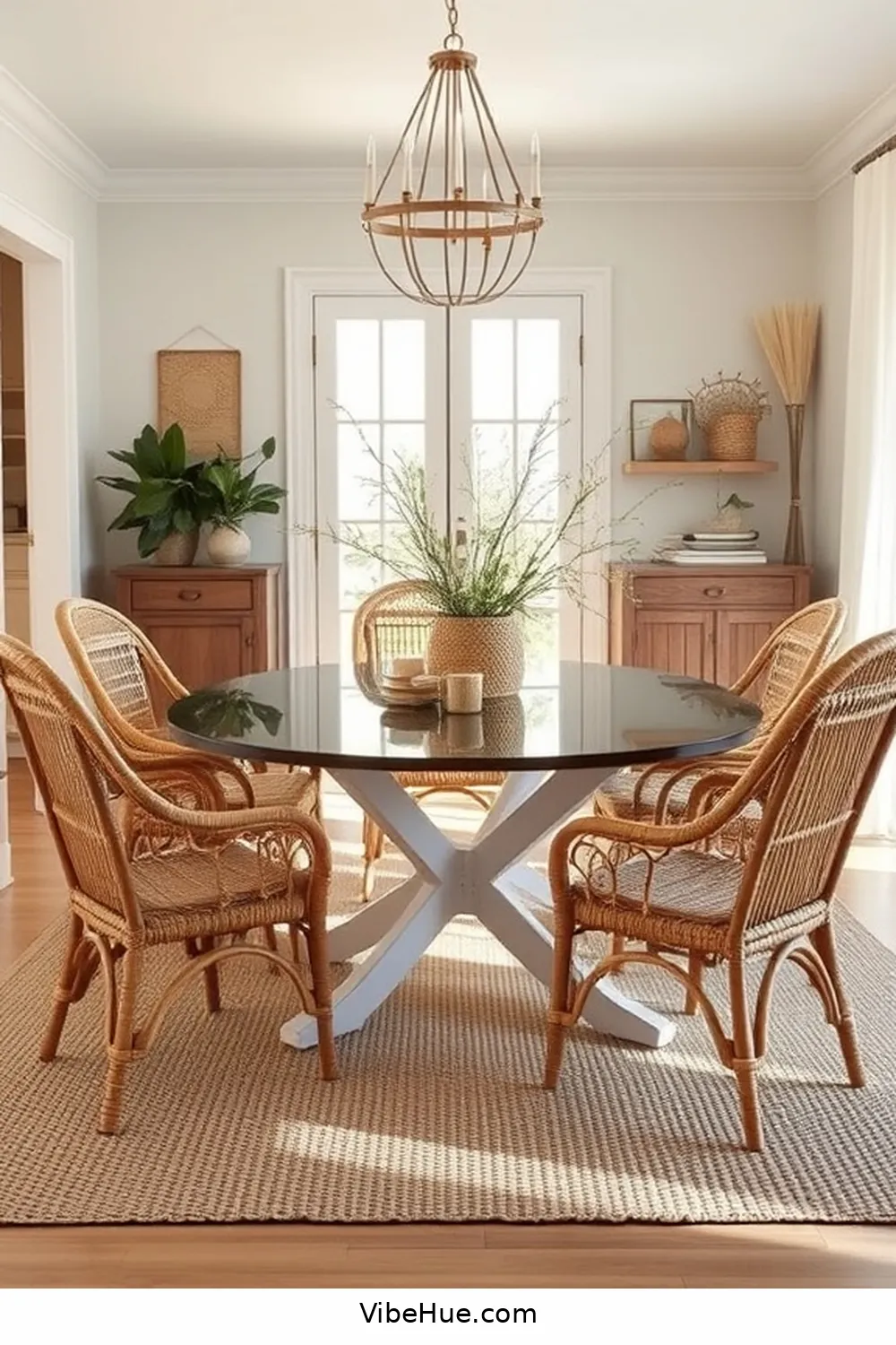 17 Ways to Create a Coastal Style Summer Dining Room 12 Incorporate Woven Textures for 17 Ways to Create a Coastal Style Summer Dining Room