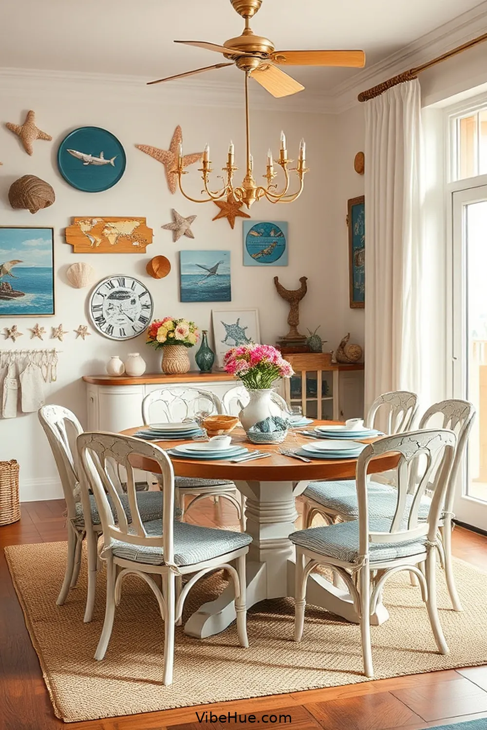 17 Ways to Create a Coastal Style Summer Dining Room 18 Personalize With Travel Souvenirs for 17 Ways to Create a Coastal Style Summer Dining Room