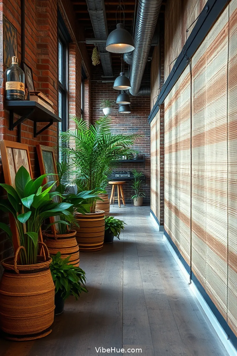 17 Ways to Create a Summer Hallway in Industrial Style 11 Mix and Match Textures for 17 Ways to Create a Summer Hallway in Industrial Style