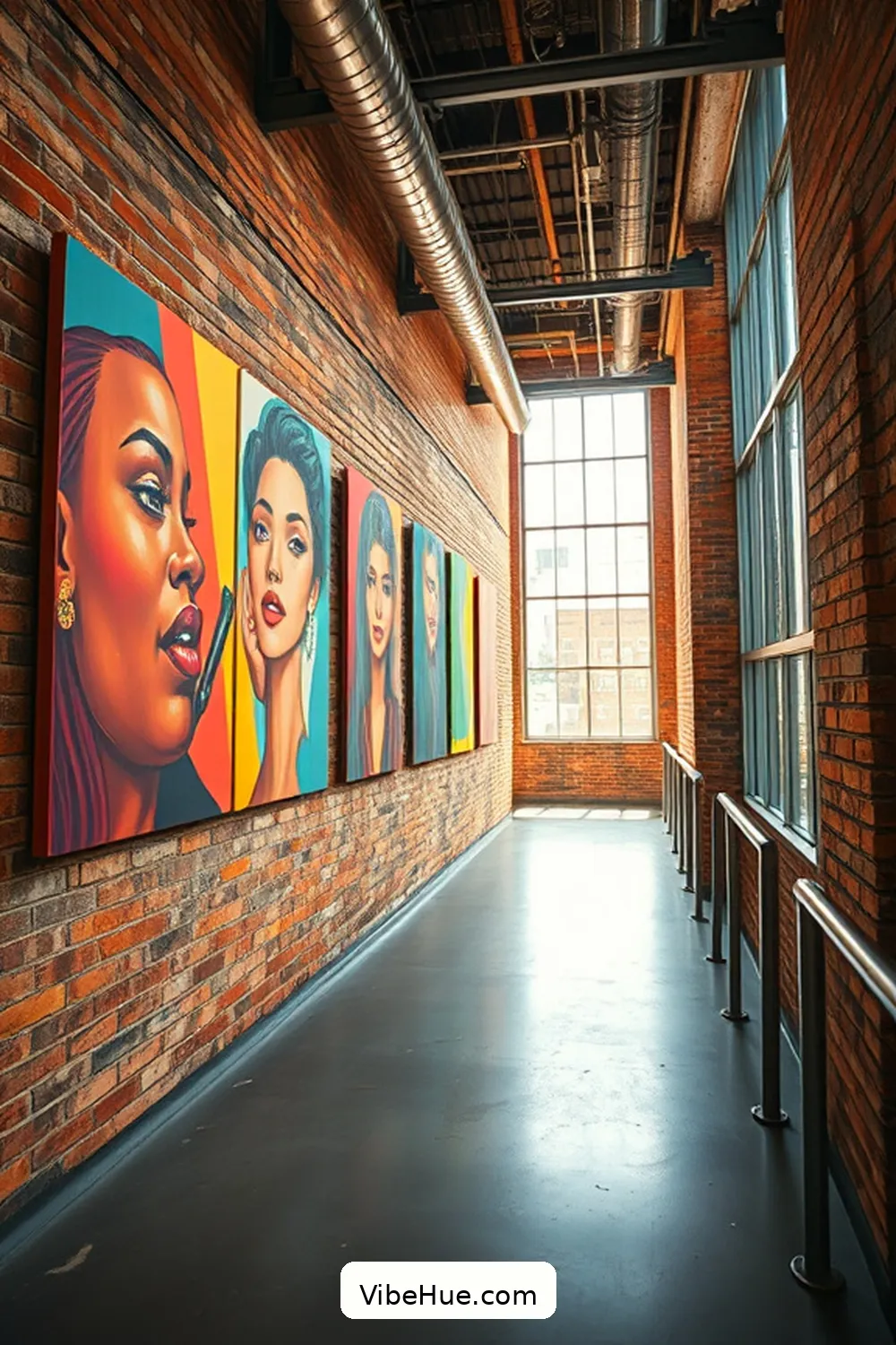 17 Ways to Create a Summer Hallway in Industrial Style 8 Stylishly Showcase Artwork for 17 Ways to Create a Summer Hallway in Industrial Style
