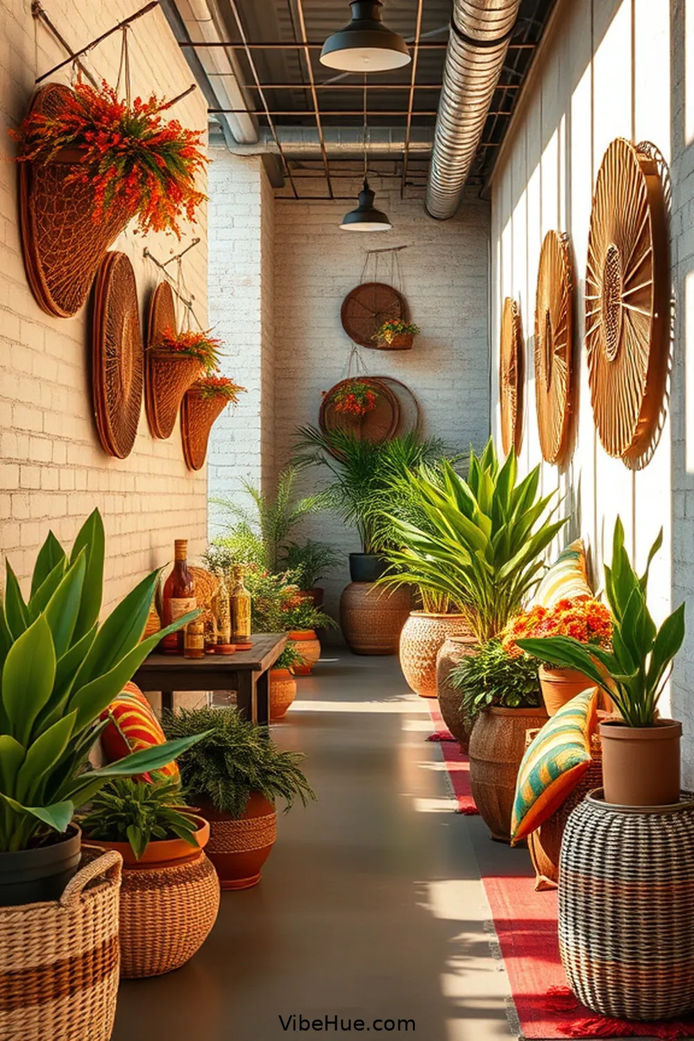 17 Ways to Create a Summer Hallway in Industrial Style 16 Use Seasonal Decor and Accessories for 17 Ways to Create a Summer Hallway in Industrial Style