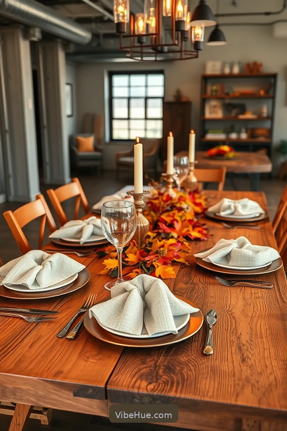 17 Ways to Create an Industrial Style Fall Dining Room 4 Use Reclaimed Wood Dining Tables for 17 Ways to Create an Industrial Style Fall Dining Room