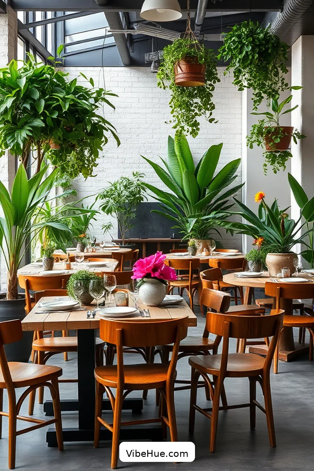 17 Ways to Infuse Spring Into Your Industrial Style Dining Room 16 Integrate Outdoor-Inspired Decor for 17 Ways to Infuse Spring Into Your Industrial Style Dining Room