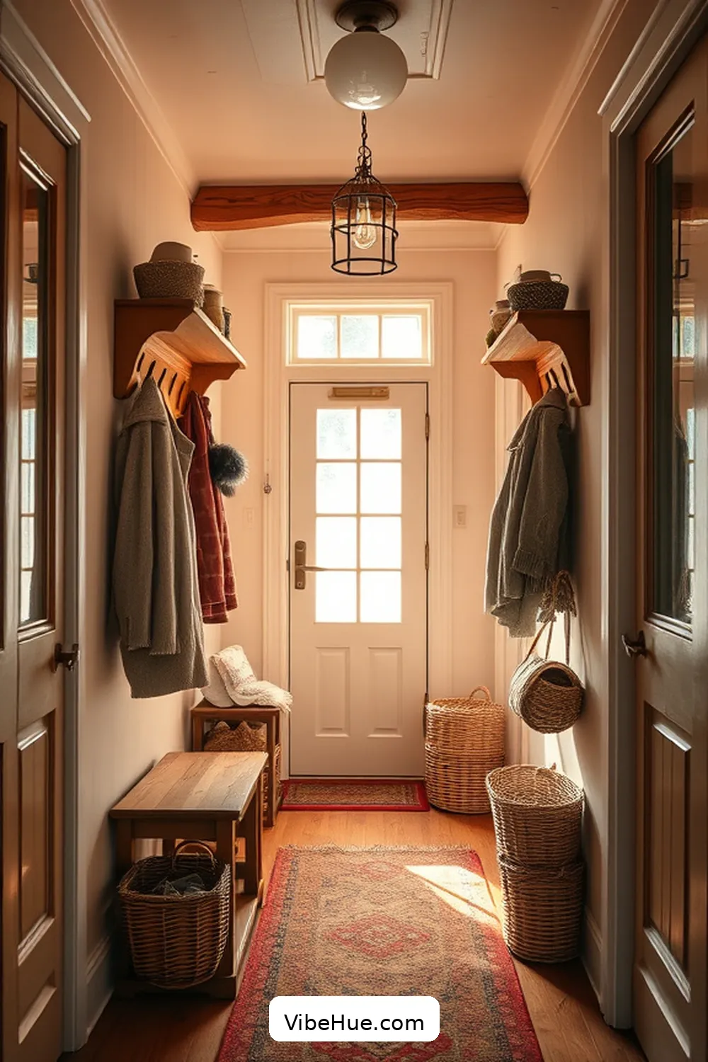 18 Cozy Ideas for a Rustic Winter Hallway Style 17 Set Up a Shoe and Coat Storage Solution for 18 Cozy Ideas for a Rustic Winter Hallway Style