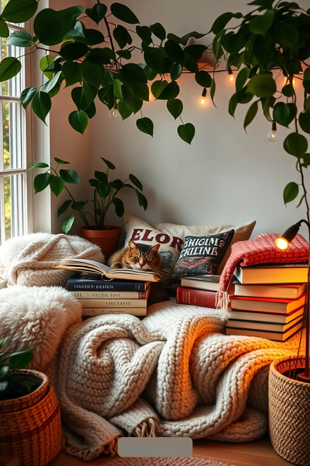 18 Essential Elements for a Scandinavian Style Fall Library 6 Create a Cozy Reading Nook for 18 Essential Elements for a Scandinavian Style Fall Library