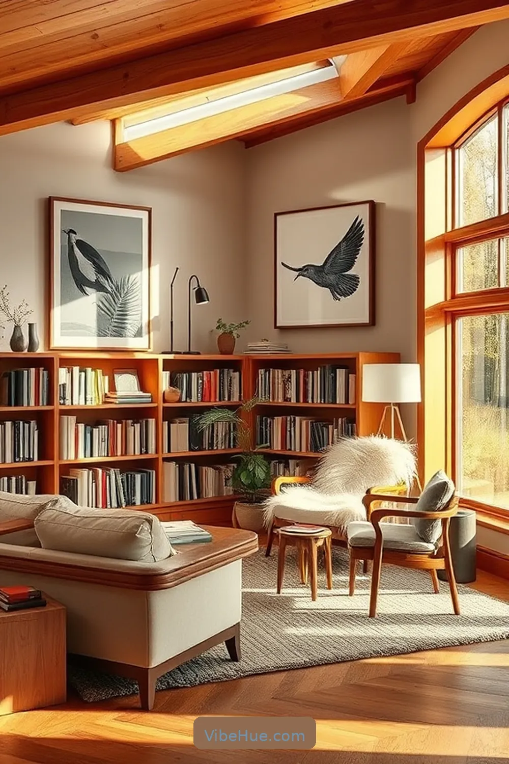 18 Essential Elements for a Scandinavian Style Fall Library 13 Include Scandinavian Artwork for 18 Essential Elements for a Scandinavian Style Fall Library