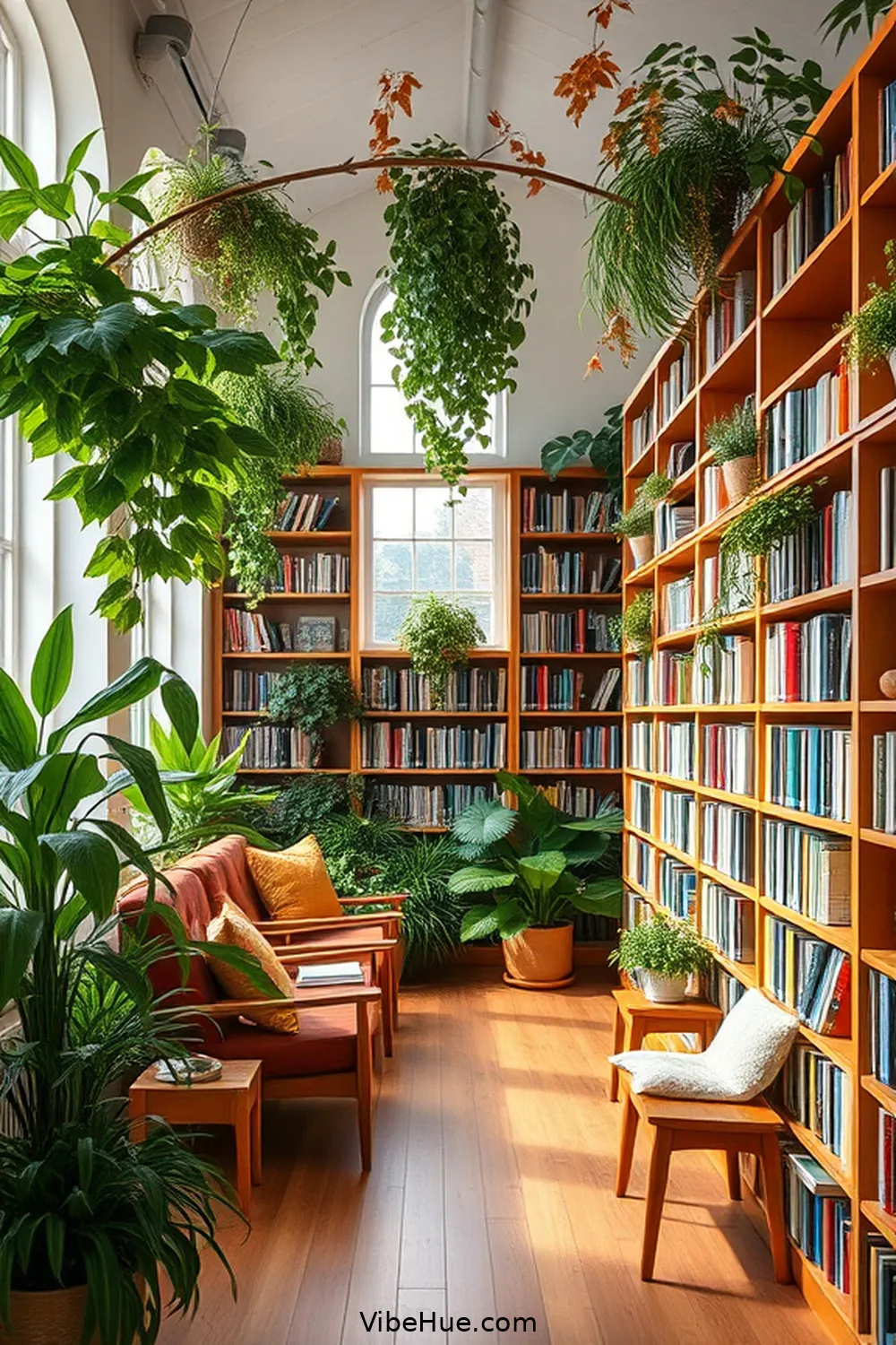18 Essential Elements for a Scandinavian Style Fall Library 9 Showcase Nature With Greenery for 18 Essential Elements for a Scandinavian Style Fall Library
