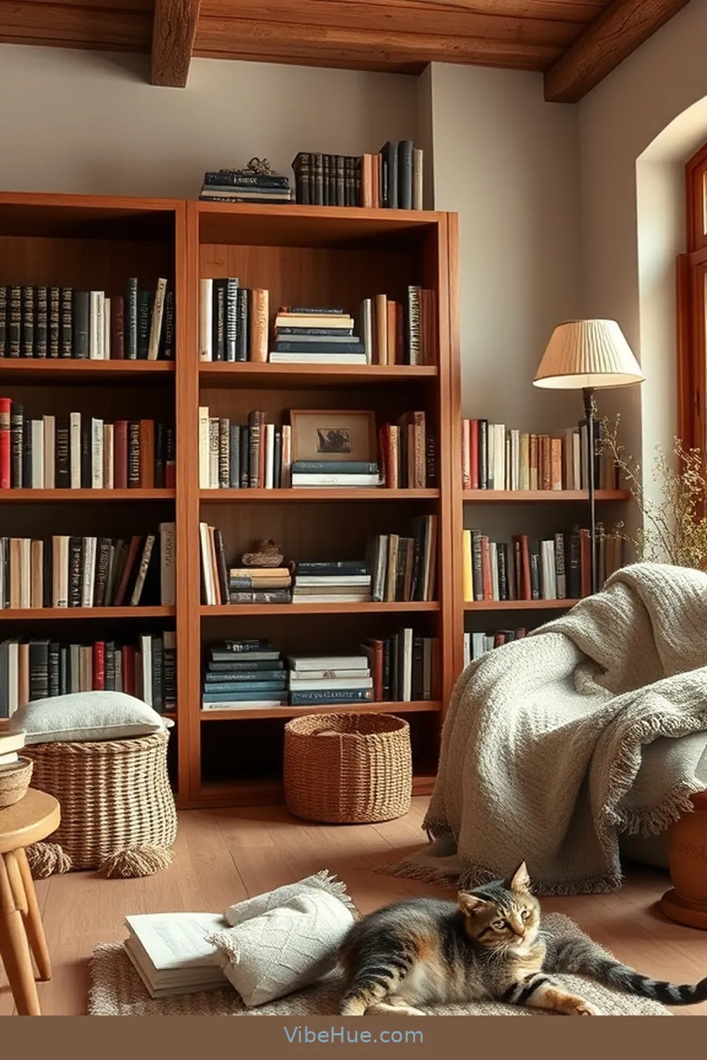 18 Essential Elements for a Scandinavian Style Fall Library 11 Use Open Shelving for 18 Essential Elements for a Scandinavian Style Fall Library