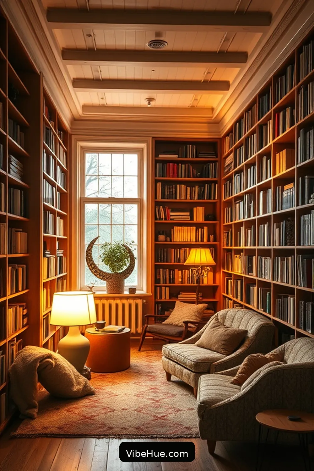 18 Essential Elements for a Scandinavian Style Fall Library 8 Utilize Ambient Lighting for 18 Essential Elements for a Scandinavian Style Fall Library