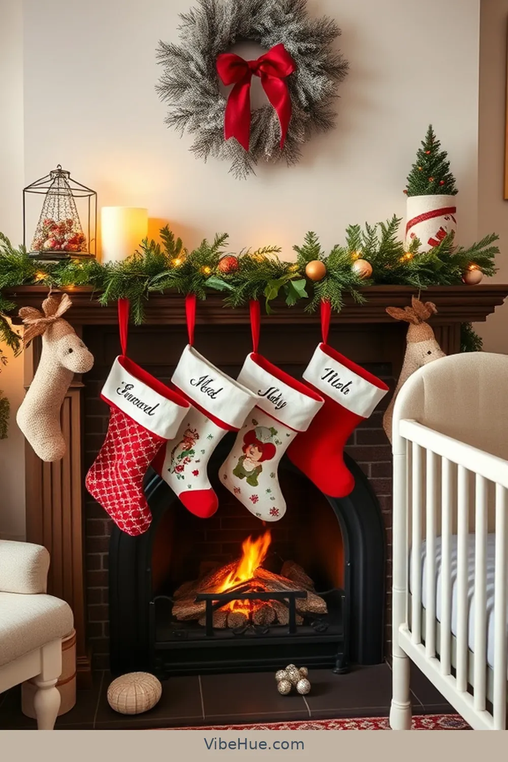 18 Essential Tips for a Traditional Holiday Nursery Style 12 Hang Personalized Stockings for 18 Essential Tips for a Traditional Holiday Nursery Style