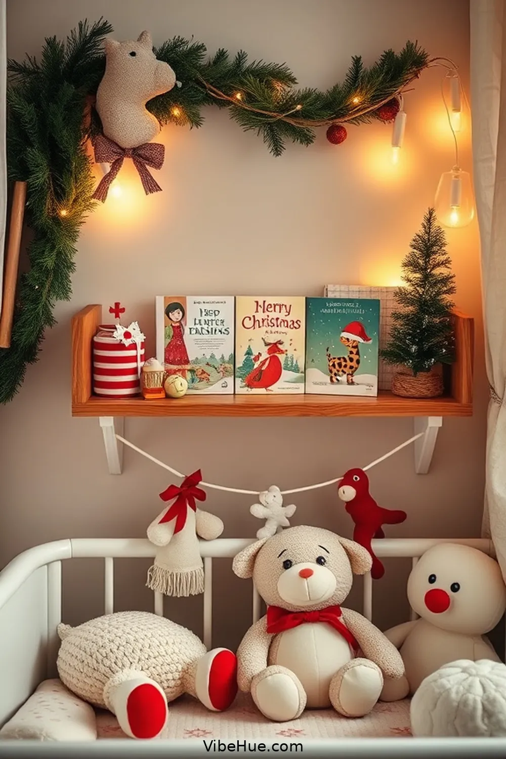 18 Essential Tips for a Traditional Holiday Nursery Style 19 Incorporate Holiday Books Into the Nursery for 18 Essential Tips for a Traditional Holiday Nursery Style