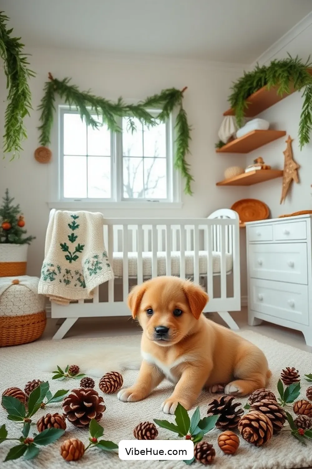 18 Essential Tips for a Traditional Holiday Nursery Style 8 Incorporate Natural Elements for 18 Essential Tips for a Traditional Holiday Nursery Style