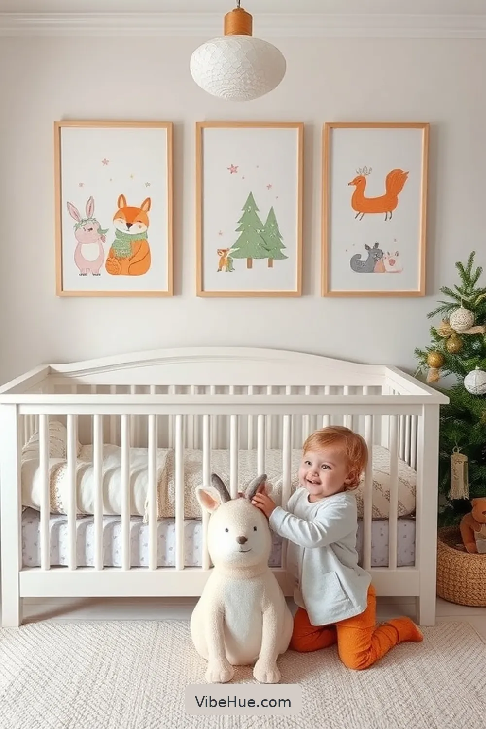 18 Essential Tips for a Traditional Holiday Nursery Style 7 Use Seasonal Artwork for 18 Essential Tips for a Traditional Holiday Nursery Style