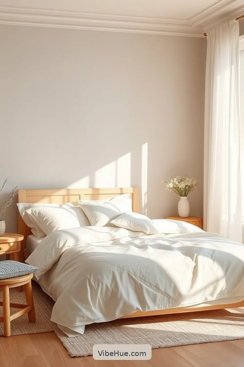 18 Essentials for a Summer Bedroom in Minimalist Style 2 Choose a Neutral Color Palette for 18 Essentials for a Summer Bedroom in Minimalist Style