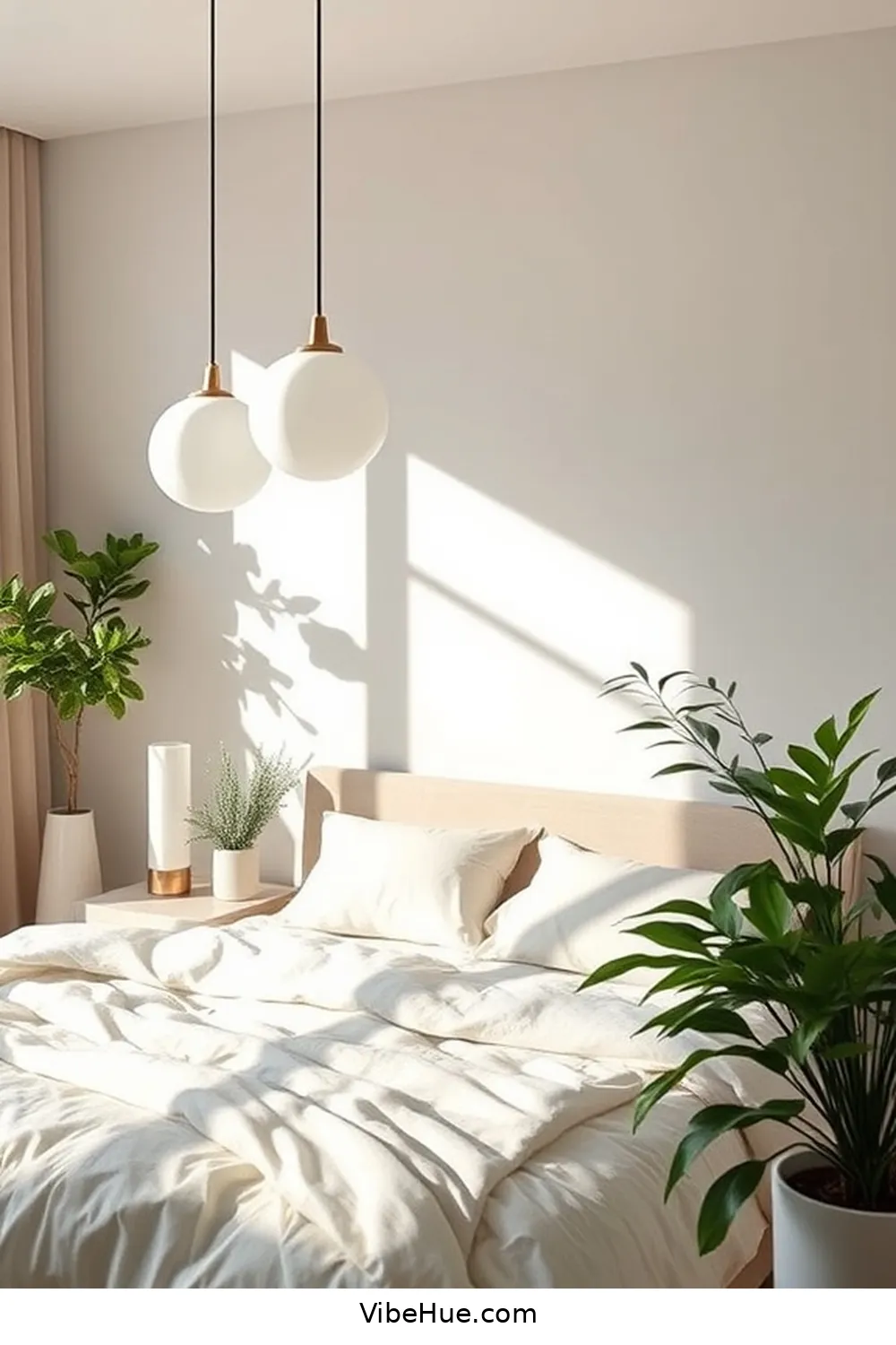 18 Essentials for a Summer Bedroom in Minimalist Style 14 Embrace Understated Lighting for 18 Essentials for a Summer Bedroom in Minimalist Style