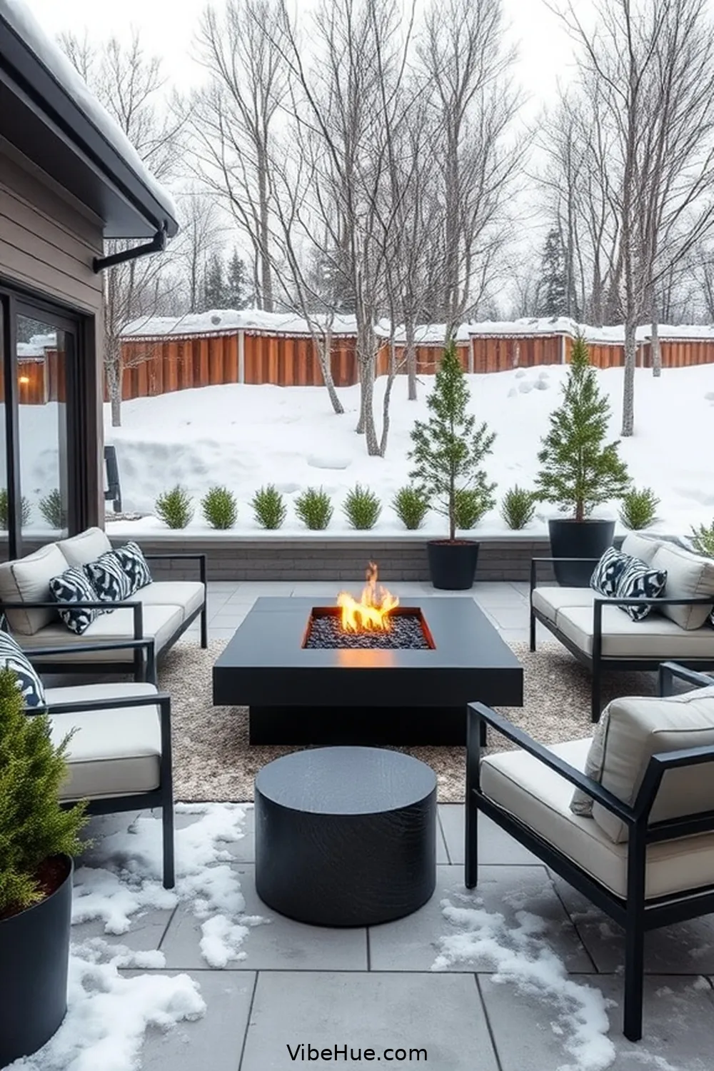 18 Minimalist Ideas for Your Winter Outdoor Patio Style 14 Choose Linear and Clean Lines for 18 Minimalist Ideas for Your Winter Outdoor Patio Style