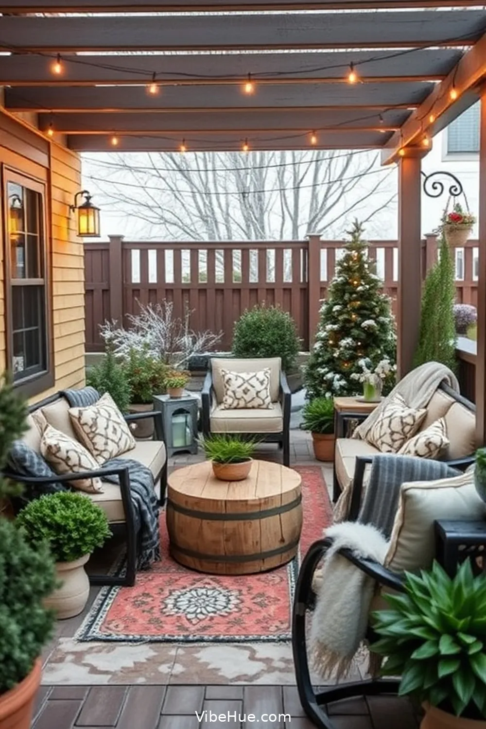 18 Minimalist Ideas for Your Winter Outdoor Patio Style 7 Create Defined Zones for 18 Minimalist Ideas for Your Winter Outdoor Patio Style