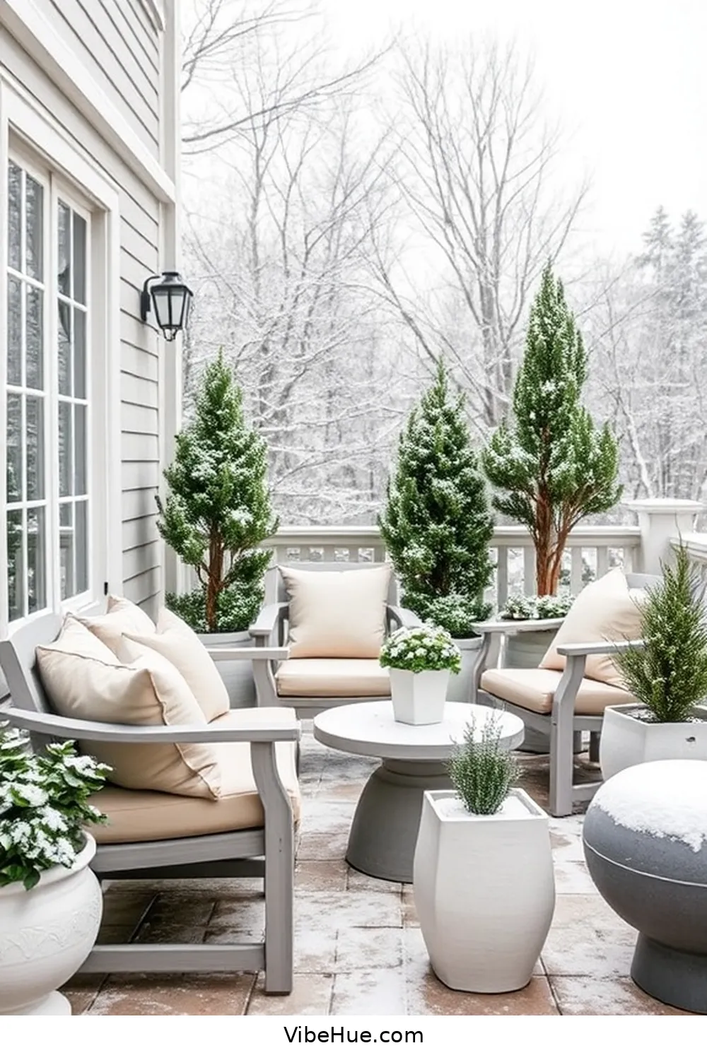 18 Minimalist Ideas for Your Winter Outdoor Patio Style 2 Embrace a Neutral Color Palette for 18 Minimalist Ideas for Your Winter Outdoor Patio Style