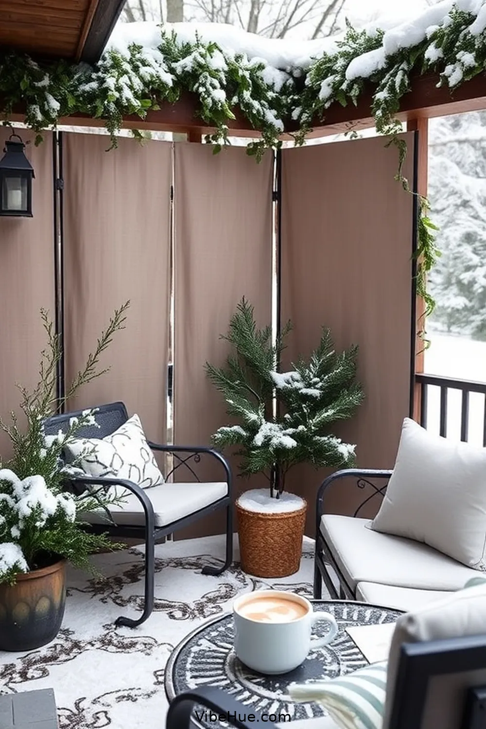 18 Minimalist Ideas for Your Winter Outdoor Patio Style 17 Install Simple Privacy Screens for 18 Minimalist Ideas for Your Winter Outdoor Patio Style