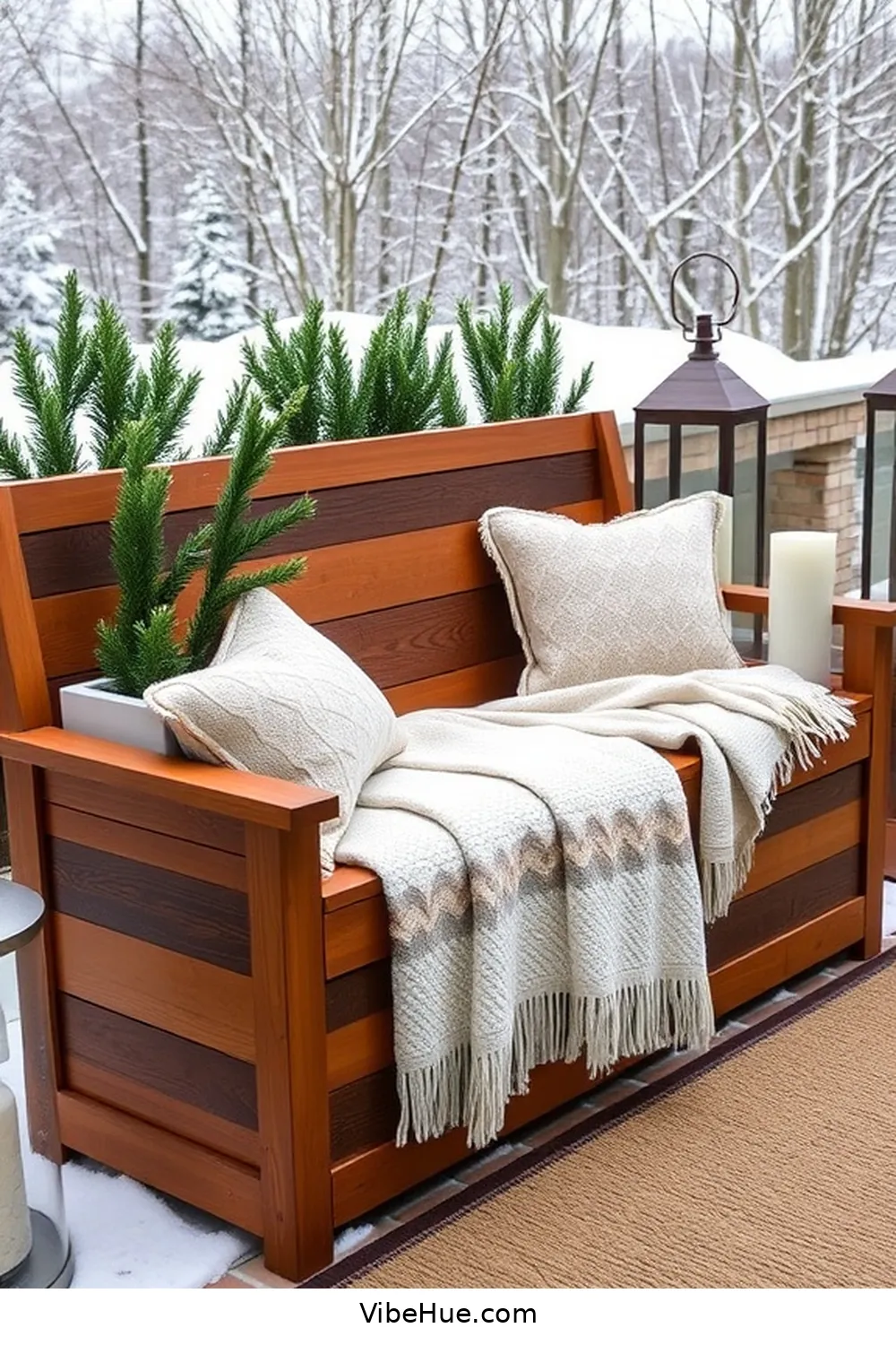 18 Minimalist Ideas for Your Winter Outdoor Patio Style 18 Use Decorative Yet Functional Storage for 18 Minimalist Ideas for Your Winter Outdoor Patio Style